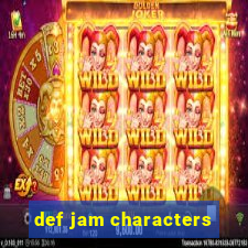 def jam characters